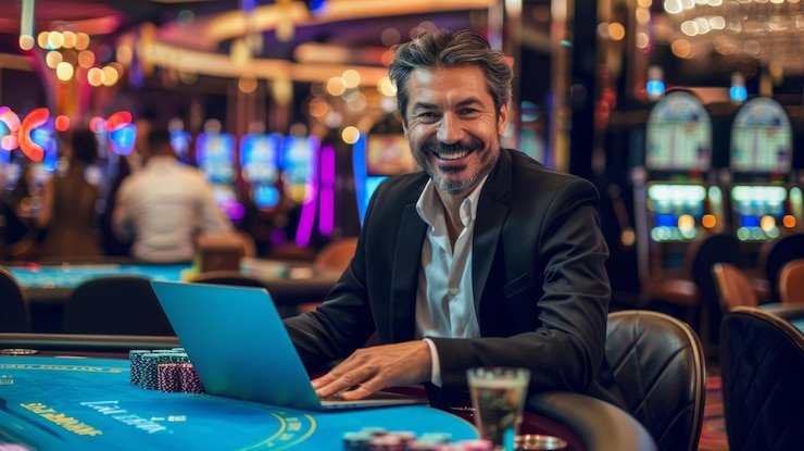 Antarmuka aplikasi mobile wd hoki menampilkan halaman beranda dengan opsi live dealer dan permainan slot